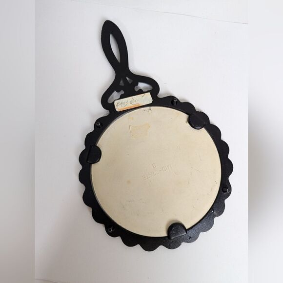 Grandma's kitchen pot holder trover ceramic and iron strawberry vintage triver - Picture 5 of 6